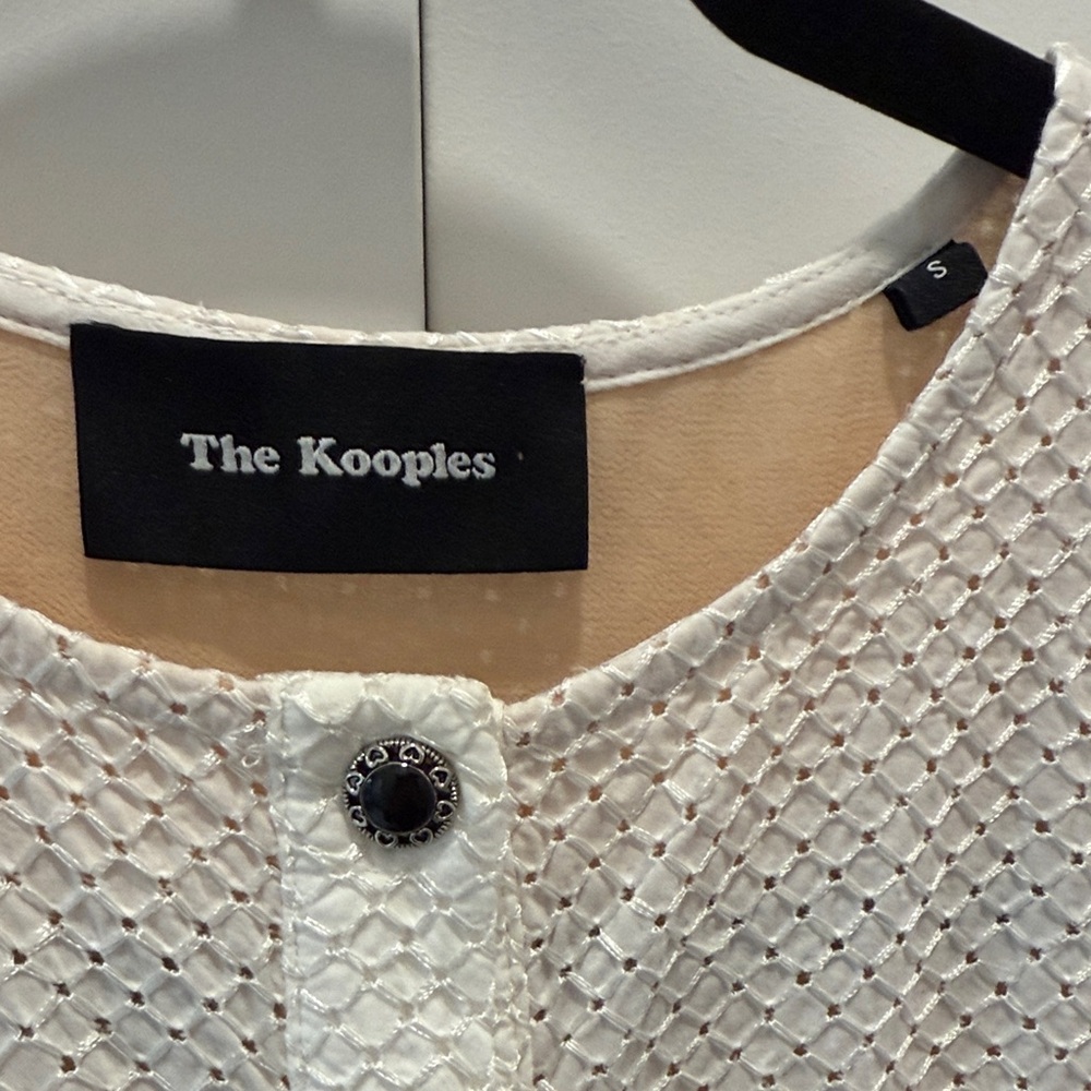 The Kooples White Lace Button-Down Dress - Picture 3 of 6